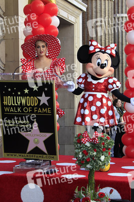 Minnie Mouse erhält einen Stern auf dem Hollywood Walk of Fame in Los Angeles