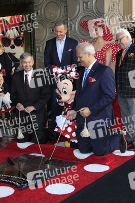 Minnie Mouse erhält einen Stern auf dem Hollywood Walk of Fame in Los Angeles