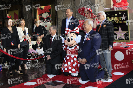 Minnie Mouse erhält einen Stern auf dem Hollywood Walk of Fame in Los Angeles