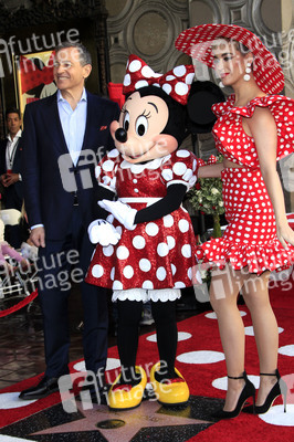 Minnie Mouse erhält einen Stern auf dem Hollywood Walk of Fame in Los Angeles