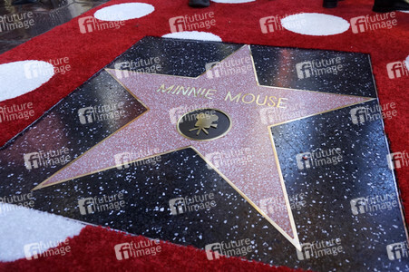 Minnie Mouse erhält einen Stern auf dem Hollywood Walk of Fame in Los Angeles
