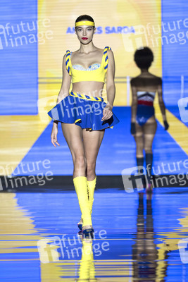 Andres Sarda Fashion Show auf der Mercedes-Benz Fashion Week Madrid Autumn/Winter 2018
