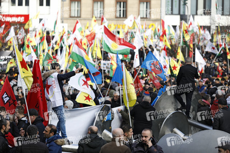 Kurden-Demo in Köln