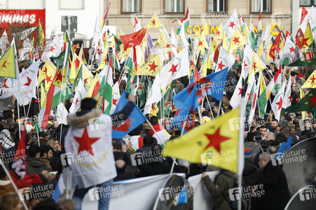 Kurden-Demo in Köln