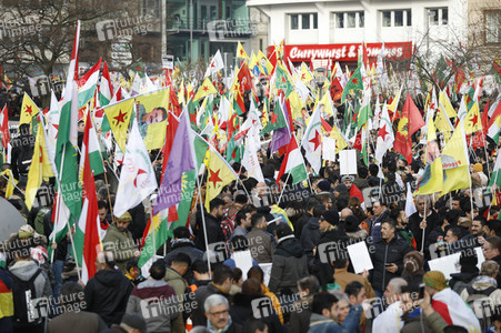Kurden-Demo in Köln