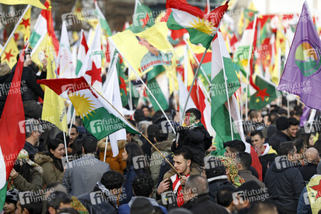 Kurden-Demo in Köln