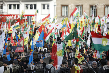 Kurden-Demo in Köln