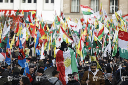 Kurden-Demo in Köln