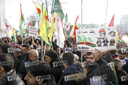 Kurden-Demo in Köln