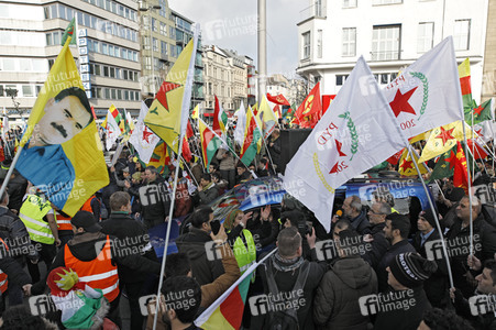 Kurden-Demo in Köln