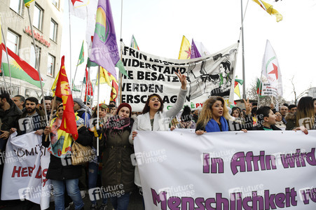 Kurden-Demo in Köln