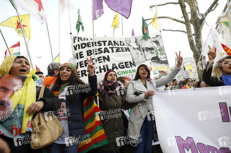 Kurden-Demo in Köln