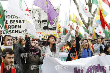 Kurden-Demo in Köln
