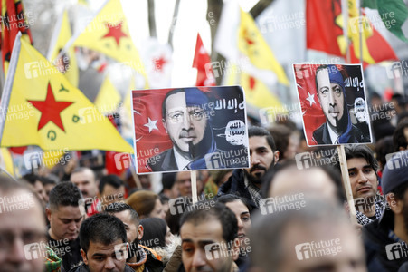 Kurden-Demo in Köln