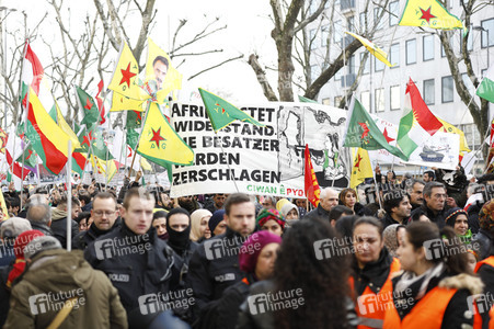Kurden-Demo in Köln