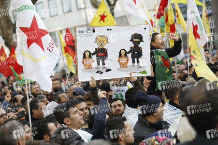 Kurden-Demo in Köln