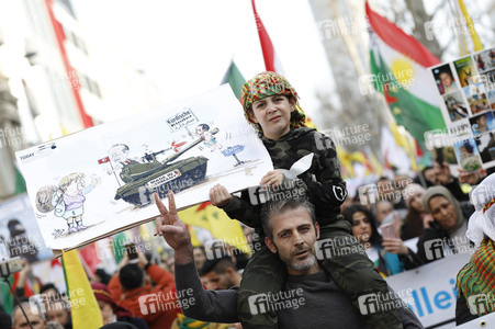 Kurden-Demo in Köln