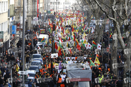 Kurden-Demo in Köln