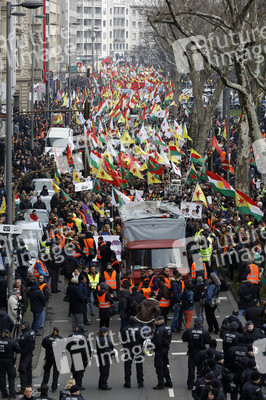 Kurden-Demo in Köln