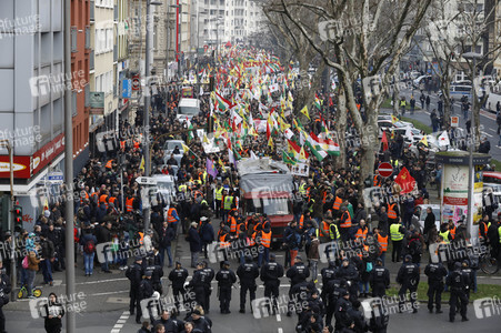 Kurden-Demo in Köln