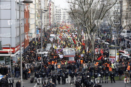 Kurden-Demo in Köln