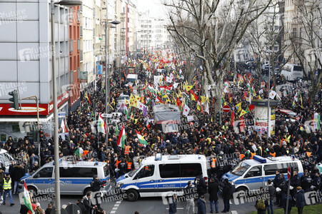 Kurden-Demo in Köln