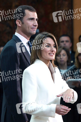 Fototermin mit den spanischen Royals in Madrid