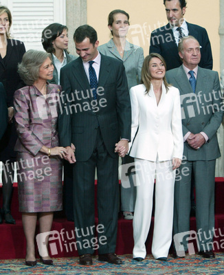 Fototermin mit den spanischen Royals in Madrid