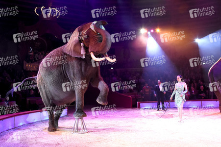 Premiere der 2. Winterspielzeit 2018 des Circus Krone in München
