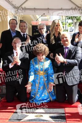 Gina Lollobrigida erhält einen Stern auf dem Hollywood Walk of Fame in Los Angeles