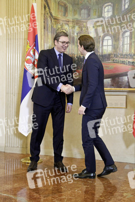 Pressekonferenz mit Sebastian Kurz und Aleksandar Vucic in Wien