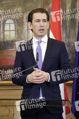 Pressekonferenz mit Sebastian Kurz und Aleksandar Vucic in Wien