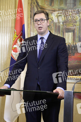 Pressekonferenz mit Sebastian Kurz und Aleksandar Vucic in Wien