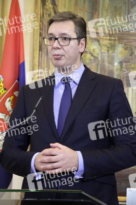 Pressekonferenz mit Sebastian Kurz und Aleksandar Vucic in Wien