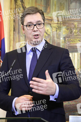 Pressekonferenz mit Sebastian Kurz und Aleksandar Vucic in Wien