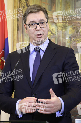 Pressekonferenz mit Sebastian Kurz und Aleksandar Vucic in Wien