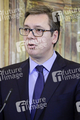 Pressekonferenz mit Sebastian Kurz und Aleksandar Vucic in Wien