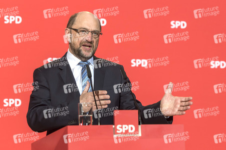 SPD-Pressekonferenz zu den Koalitionsverhandlungen in Berlin