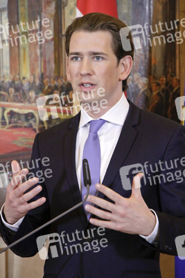 Pressekonferenz mit Sebastian Kurz und Leo Varadkar in Wien