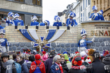 Rosenmontagszug 2018 in Köln