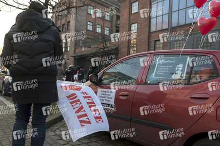Autokorso für die Freilassung von Deniz Yücel in Berlin