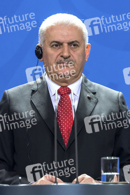 Pressekonferenz mit Angla Merkel und Binali Yildirim in Berlin