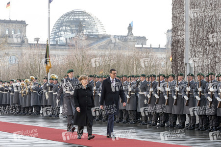 Angela Merkel empfängt Mateusz Morawiecki in Berlin