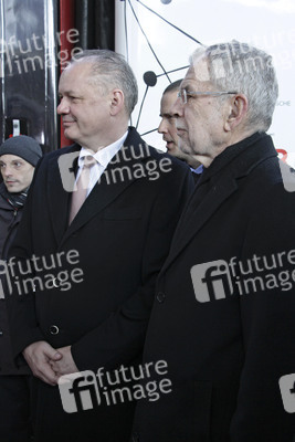 Alexander Van der Bellen empfängt Andrej Kiska in Wien