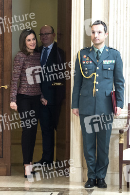 Audienz mit Königin Letizia in Madrid