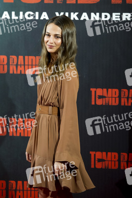 Photocall 'Tomb Raider' in Madrid