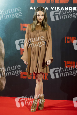 Photocall 'Tomb Raider' in Madrid
