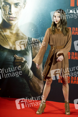 Photocall 'Tomb Raider' in Madrid