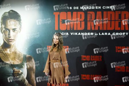 Photocall 'Tomb Raider' in Madrid