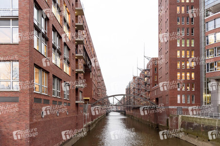 Im Stadtteil HafenCity von Hamburg